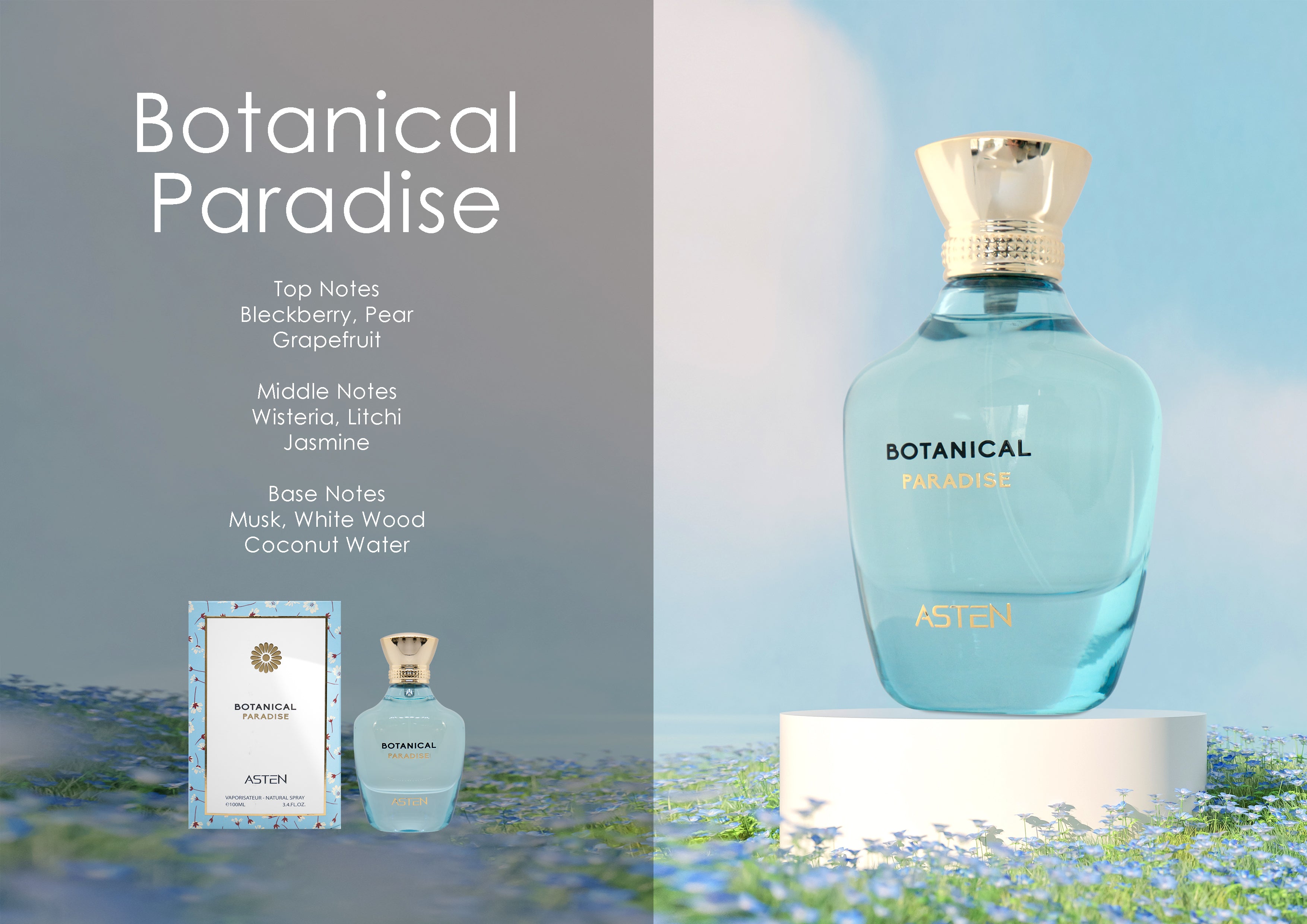 Botanical Paradise By Asten Eau De Parfum Spray 3.4 oz