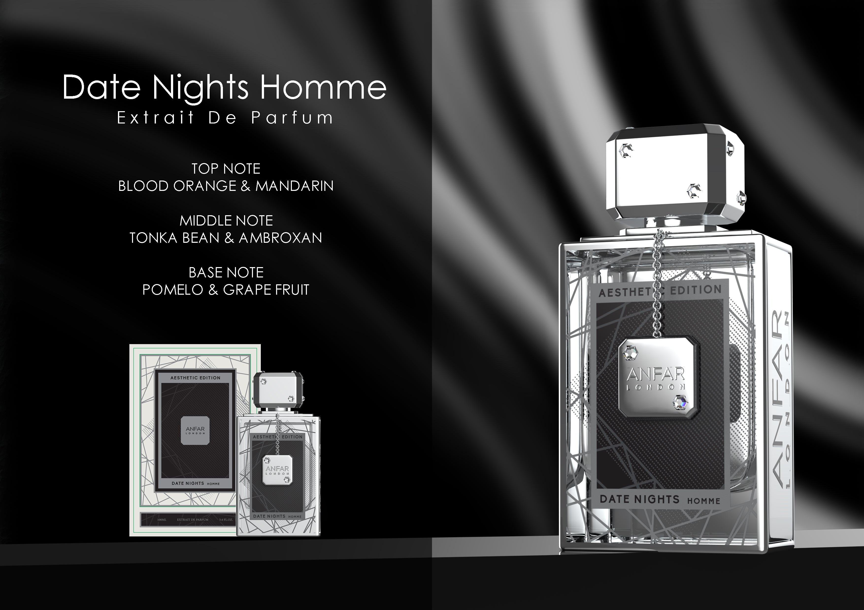 Date Nights For Men By Anfar Extrait De Parfum Spray 3.4 oz