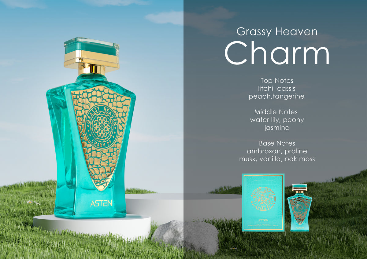 Grassy Heaven Charm 09 By Asten Eau De Parfum Spray 3.4 oz