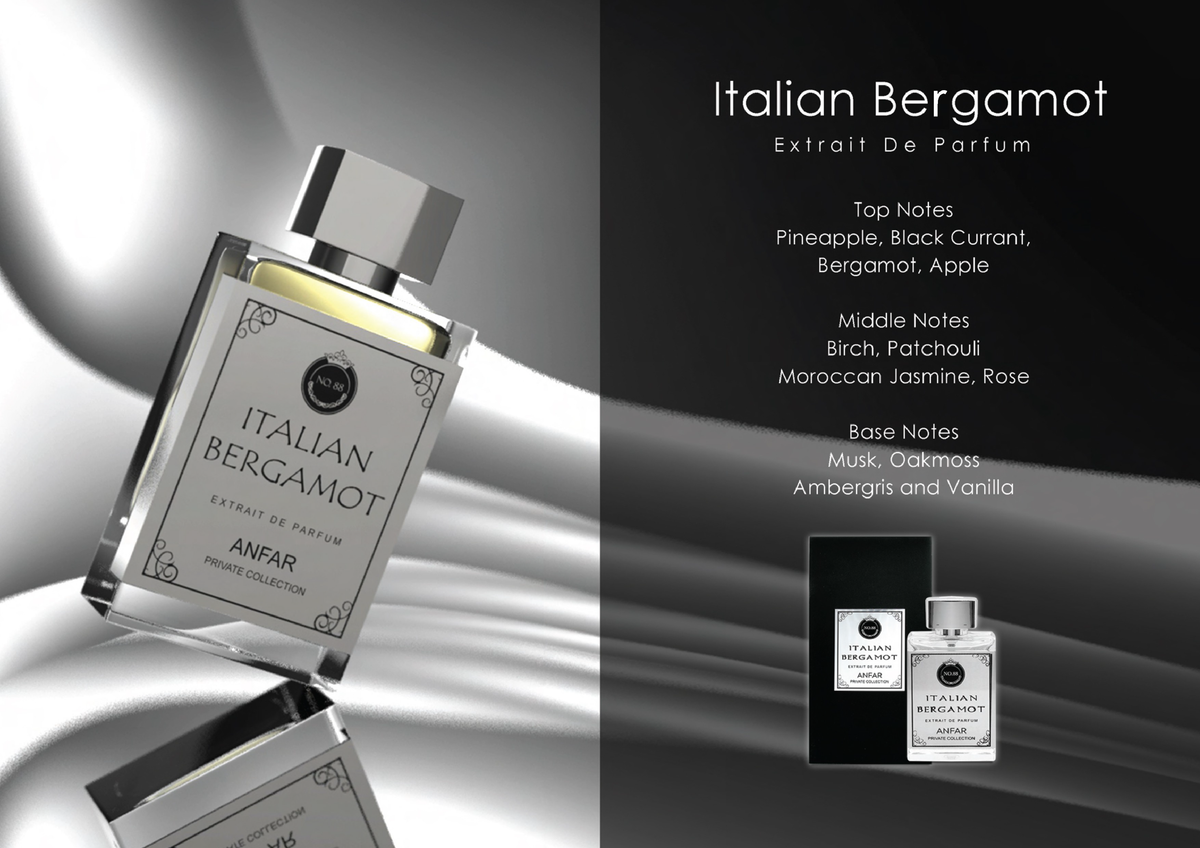 Italian Bergamot For Men By Anfar Extrait De Parfum Spray 1.7 oz