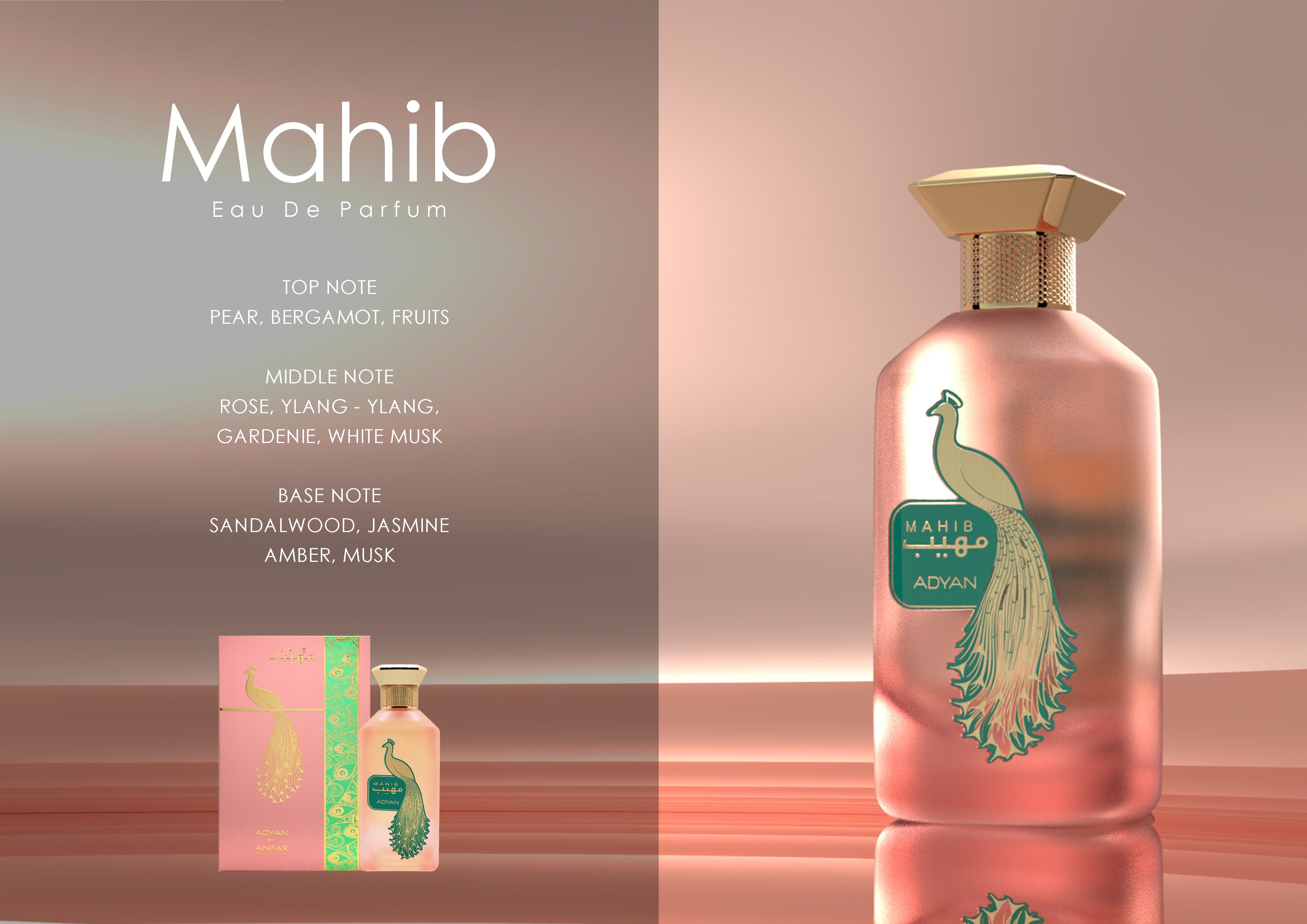 Mahib By Adyan Eau De Parfum Spray 3.4 oz