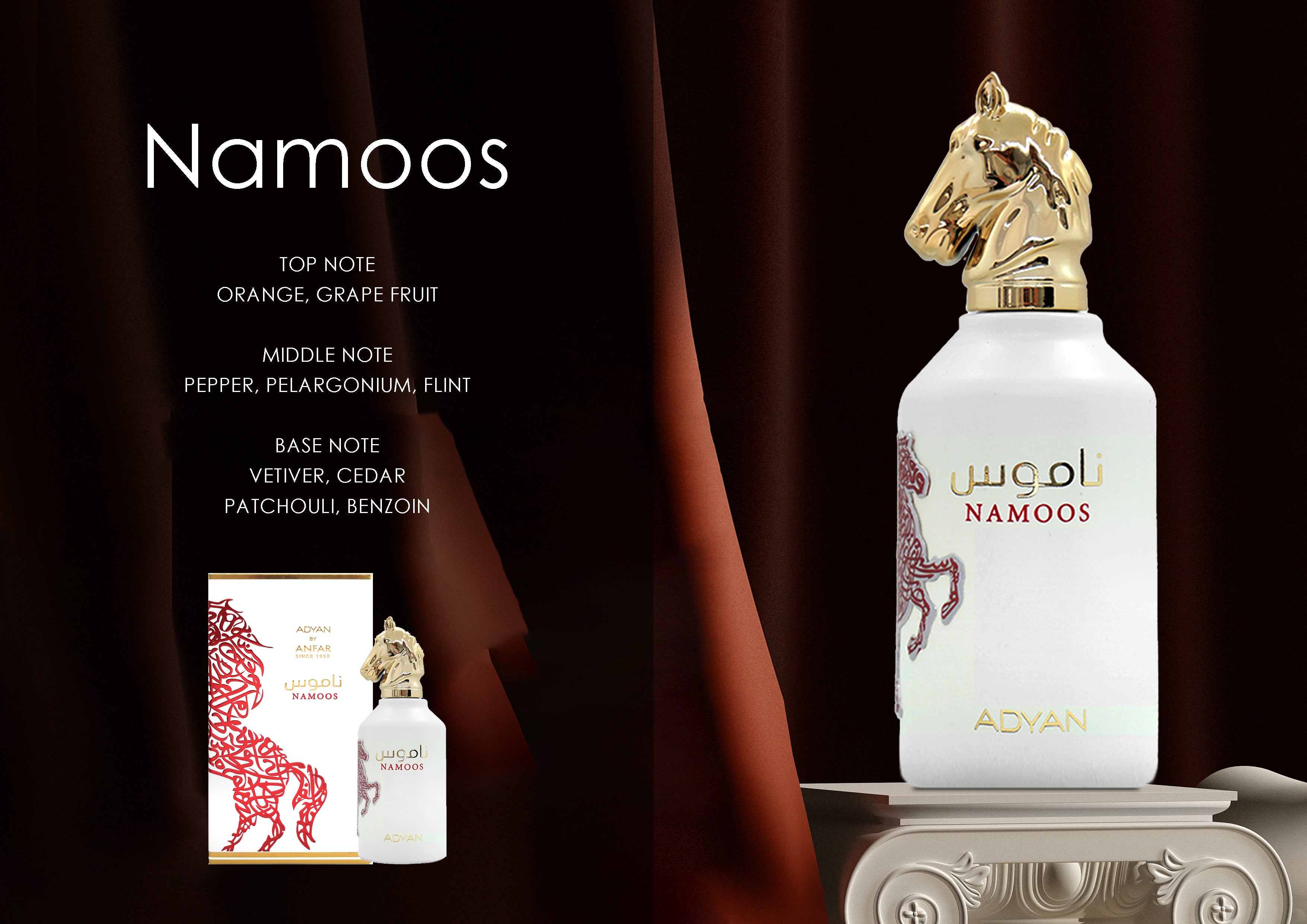 Namoos By Adyan Eau De Parfum Spray 3.4 oz