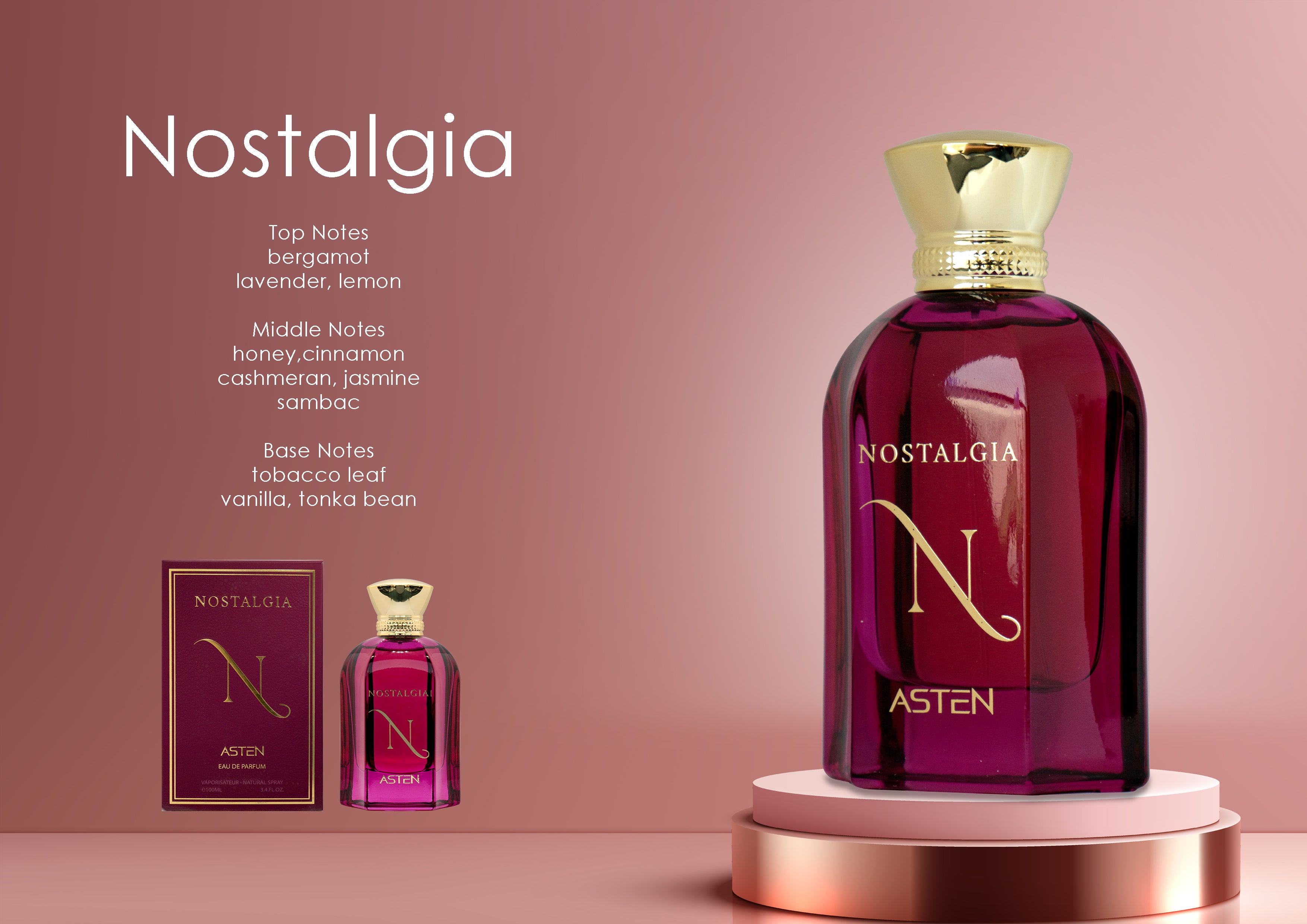 Nostalgia By Asten Eau De Parfum Spray 3.4 oz
