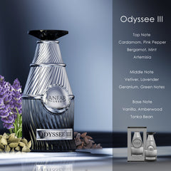 Odyssee III For Men By Anfar Extrait De Parfum Spray 3.4 oz