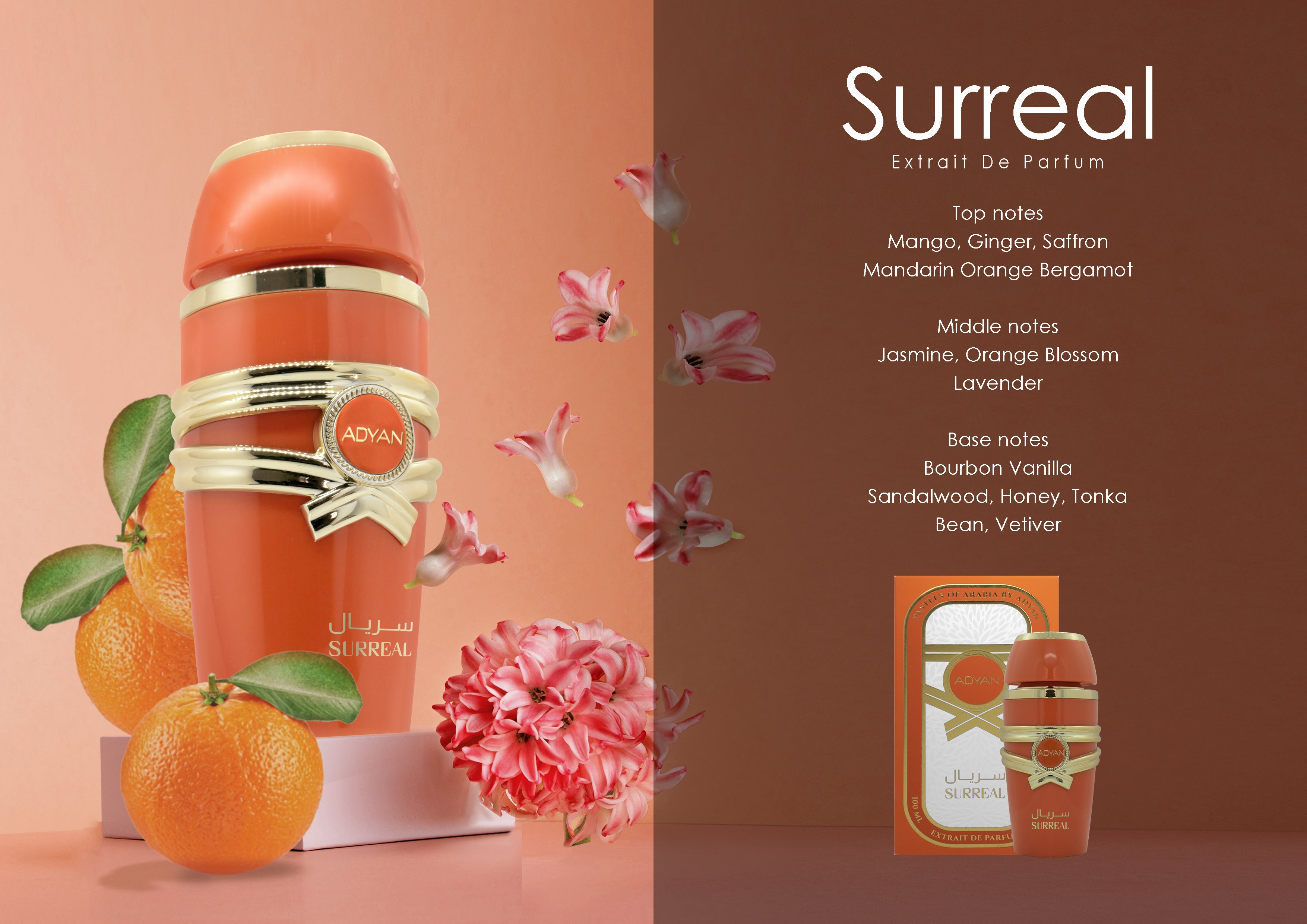 Surreal By Adyan Extrait De Parfum Spray 3.4 oz