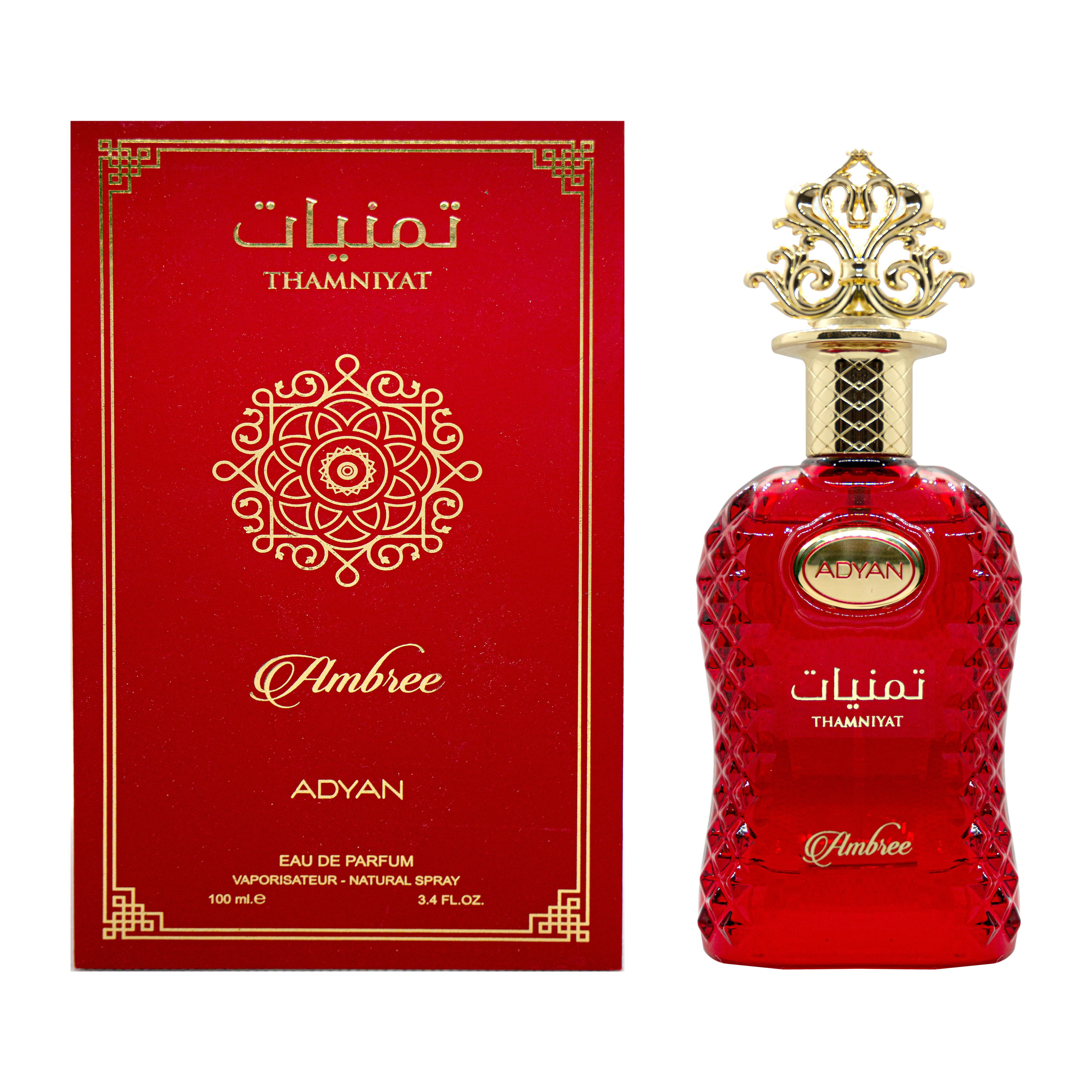 Thamniyat Ambree By Adyan Eau De Parfum Spray 3.4 oz